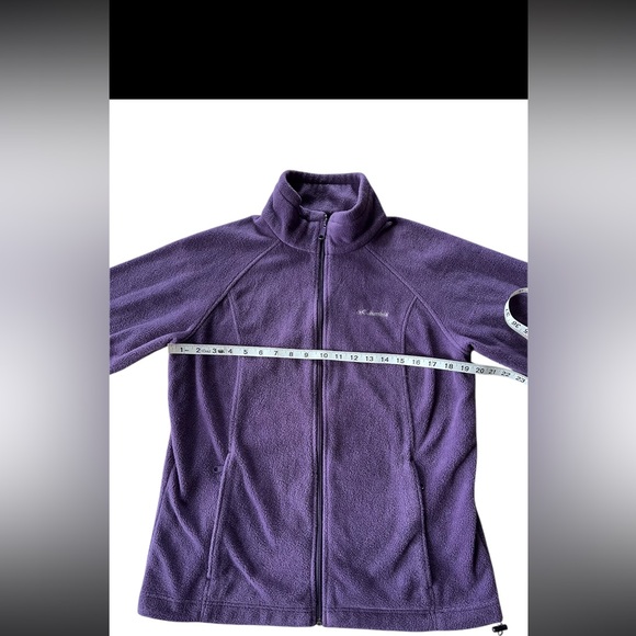 Columbia Benton Springs Purple Full Zip Fleece Jacket Size Womens Size Large - Picture 5 of 8